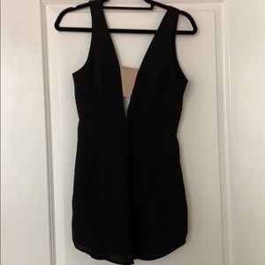 Black mini dress